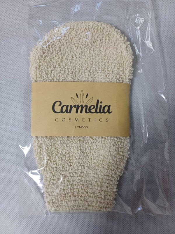 gants 02 Natural Exfoliating sisal Bath Glove Carmelia cosmetics
