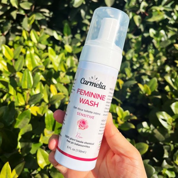 wash sensitive 04 feminine wash sensitive rose Carmelia cosmetics