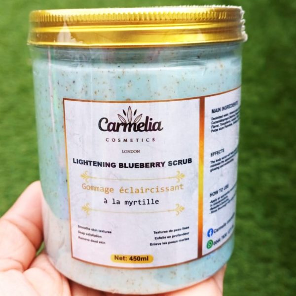 Lightening blueberry scrub Lightening blueberry scrub carmelia cosmetics